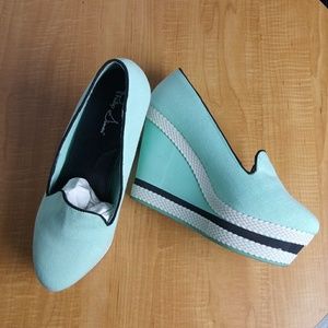 Philip Simon Abbe Pump Wedge